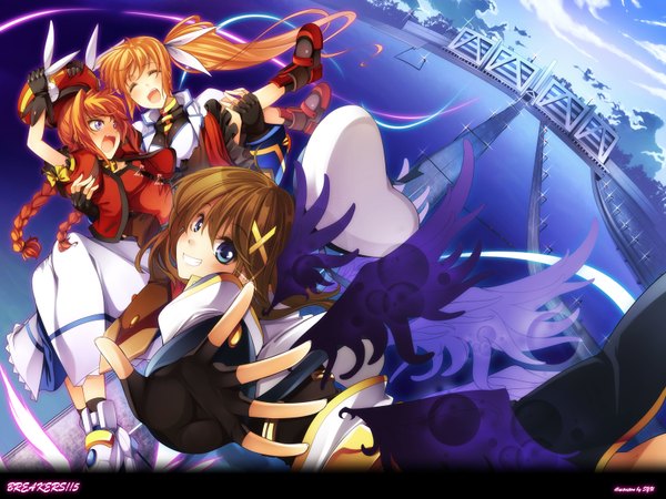 Anime picture 1600x1200 with mahou shoujo lyrical nanoha strikers tagme