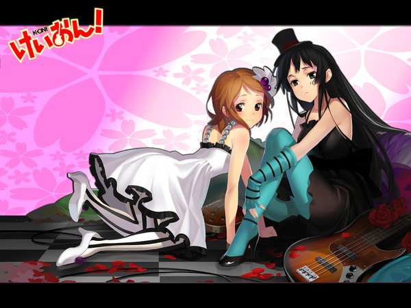 Anime picture 1920x1440 with k-on! kyoto animation akiyama mio hirasawa yui highres