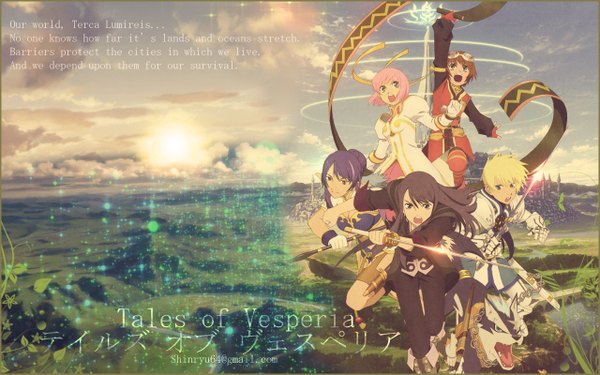 Anime picture 1280x800 with tales of (series) tales of vesperia wide image tagme