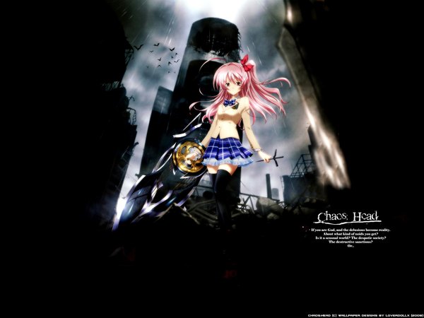 Anime picture 1600x1200 with chaos;head tagme