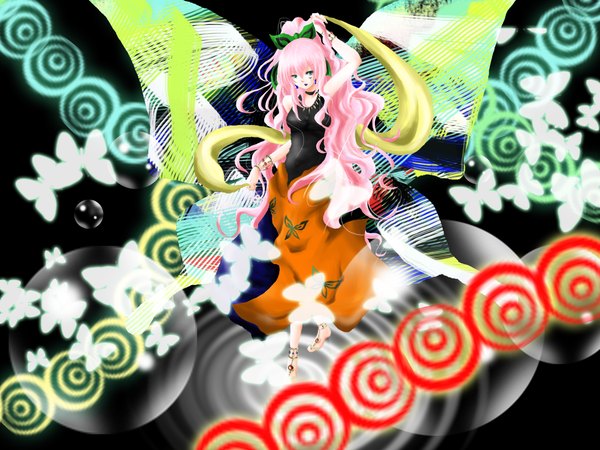 Anime picture 2362x1772 with vocaloid megurine luka highres girl tagme