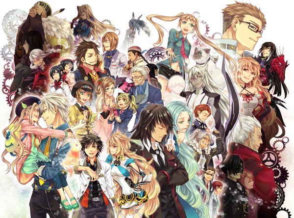 Anime picture 1624x1203 with tales of (series) tales of xillia tales of xillia 2 milla maxwell jude mathis alvin (tales of xillia) elle mel martha ludger will kresnik leia roland elize lutus julius will kresnik celsius preza vel agria muse (tales of xillia) gaius (tales) rowen j. ilbert ibal jao