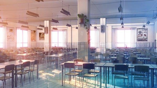 Anime picture 1920x1080 with everlasting summer iichan eroge arsenixc vvcephei highres wide image game cg indoors sunlight wallpaper no people morning collaboration plant (plants) window chair table potted plant room speakers
