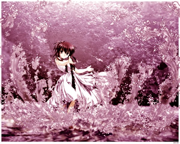 Anime picture 1280x1024 with sister princess zexcs chikage (sister princess) tenhiro naoto purple background