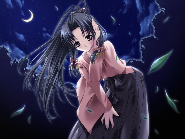 Anime picture 1600x1200 with sister princess zexcs haruka (sister princess) wallpaper moon