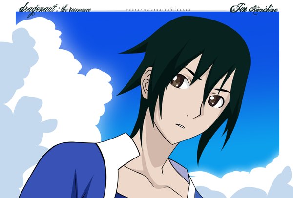 Anime picture 3000x2033 with dragonaut: the resonance gonzo kamishina jin highres vector tagme