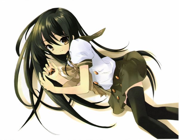 Anime picture 2626x2060 with shakugan no shana j.c. staff shana highres white background