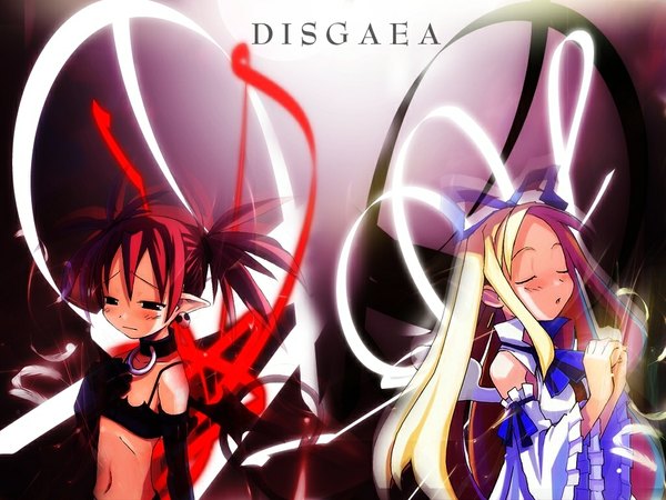 Anime picture 1024x768 with disgaea etna (disgaea) flonne tagme