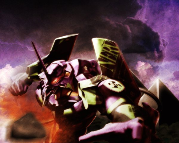 Anime picture 1280x1024 with neon genesis evangelion gainax eva 01 tagme