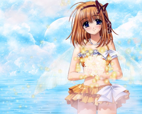 Anime picture 1280x1024 with shuffle! fuyou kaede swimsuit tagme