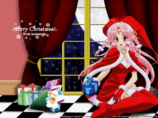 Anime picture 1600x1200 with girls bravo miharu sena kanaka kaneda mario christmas tagme
