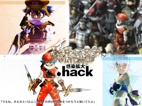 Anime picture 1024x768 with .hack// tagme