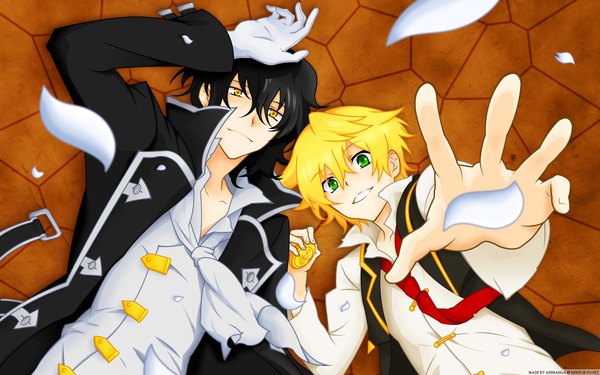 Anime picture 1920x1200 with pandora hearts xebec oz vessalius gilbert nightray highres wide image