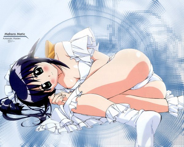 Anime picture 1280x1024 with mahoromatic andou mahoro light erotic maid tagme