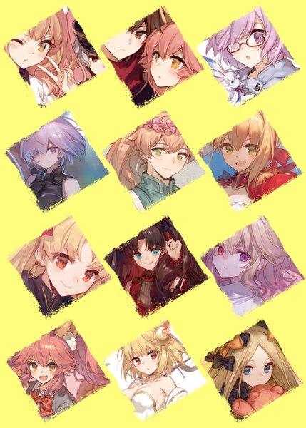 Anime-Bild 861x1203 mit fate (series) fate/grand order fate/extra ccc fox tail fate/extra tagme (character) mash kyrielight toosaka rin nero claudius (fate) abigail williams (fate) tamamo (fate) (all) nero claudius (fate/extra) ereshkigal (fate) tamamo no mae (fate) fou (fate) suzuka gozen (fate) romani akiman tamamo jk (fate) kishinami hakuno (male) chocoan long hair