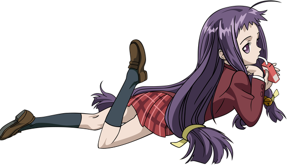 Anime picture 7040x3960 with mahou sensei negima! ayase yue highres wide image full body transparent background vector