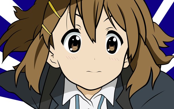Anime picture 1920x1200 with k-on! kyoto animation hirasawa yui highres wide image close-up vector