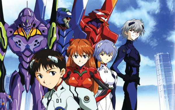 Anime picture 2614x1639 with neon genesis evangelion gainax highres tagme