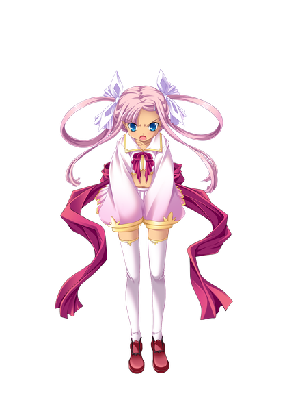 Anime picture 1620x2313 with koihime musou doga kobo sonshoukou hikage eiji single long hair tall image looking at viewer blush open mouth blue eyes pink hair full body loli transparent background girl thighhighs dress bow hair bow