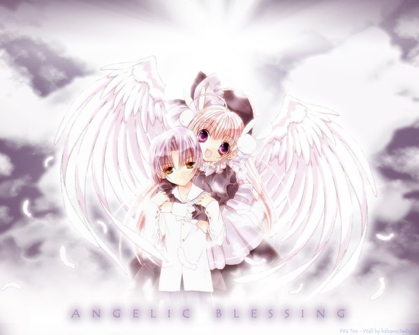 Anime picture 1280x1024 with pita ten misha (pita ten) wings tagme takashi ayanokouji