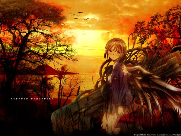 Anime picture 1280x960 with saikano gonzo chise tagme