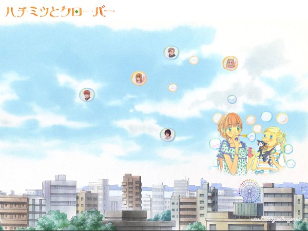 Anime picture 1600x1200 with honey and clover j.c. staff hanamoto hagumi yamada ayumi tagme