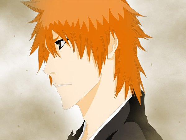 Anime picture 1600x1200 with bleach studio pierrot kurosaki ichigo brown hair orange hair vector