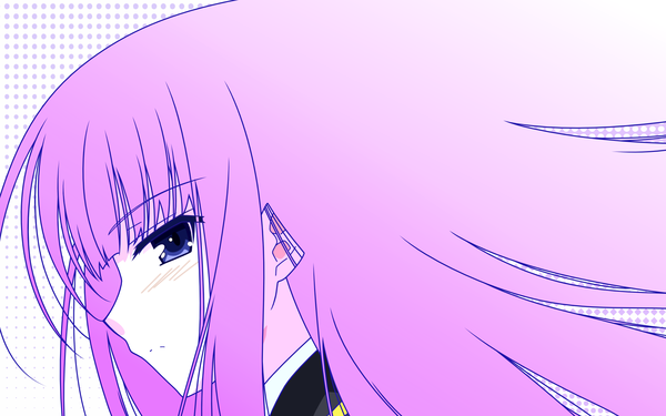 Anime picture 1920x1200 with baka to test to shoukanjuu silver link kirishima shouko highres wide image close-up vector