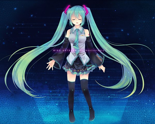 Anime picture 1039x831 with vocaloid hatsune miku shinia girl tagme