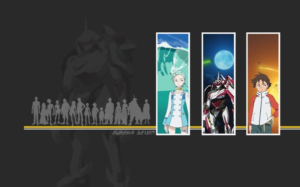 Anime picture 1440x900 with eureka seven studio bones eureka renton thurston nirvash wide image