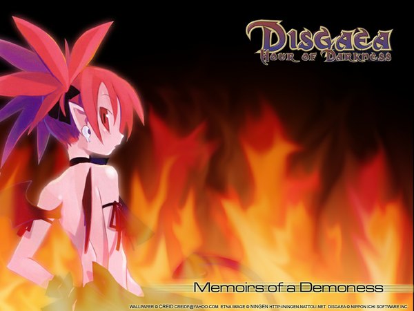 Anime picture 1024x768 with disgaea etna (disgaea) wallpaper wings