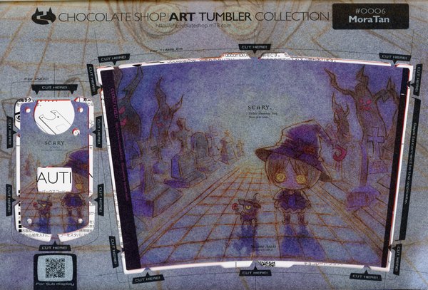 Anime picture 4417x3000 with art tumbler collection choco highres tagme mora-tan