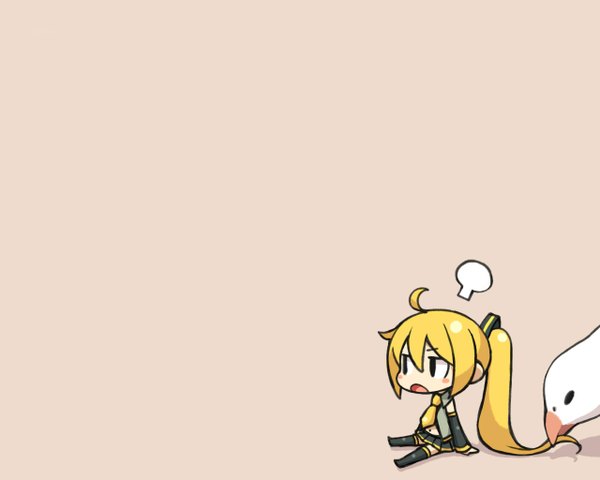 Anime picture 1280x1024 with vocaloid akita neru chan\u00d7co chibi girl