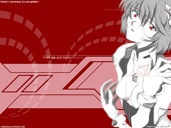 Anime picture 1024x768 with neon genesis evangelion gainax ayanami rei tagme