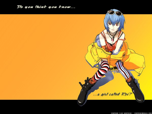 Anime picture 1280x960 with neon genesis evangelion gainax ayanami rei full body tagme