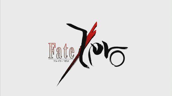 Anime picture 1919x1079 with fate (series) fate/zero type-moon highres simple background wide image inscription grey background logo