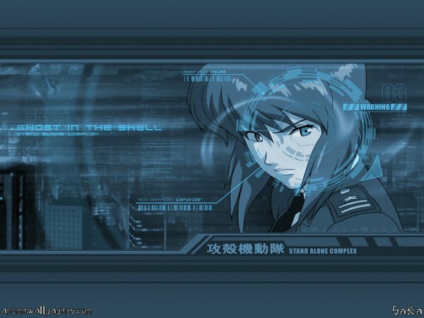 Anime picture 1024x768 with ghost in the shell production i.g kusanagi motoko tagme