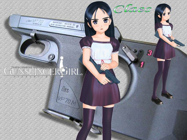 Anime picture 1600x1200 with gunslinger girl madhouse claes tagme