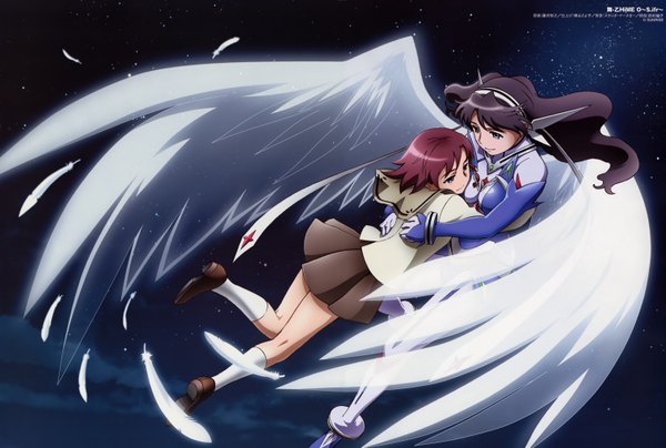 Anime picture 6061x4085 with mai-otome sunrise (studio) rena sayers highres wings mai otome sifr sifr fran