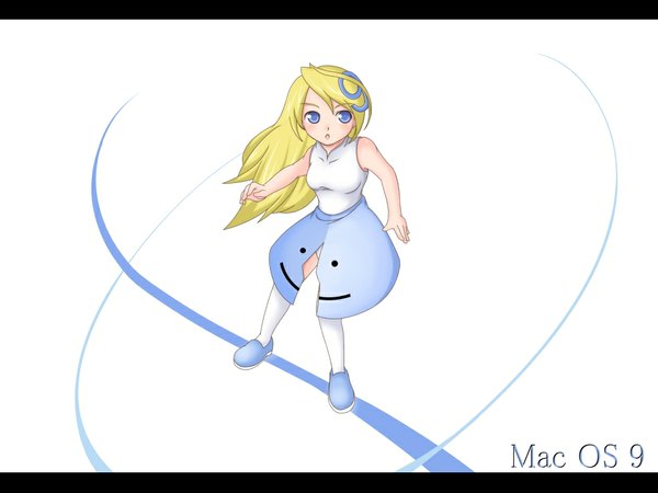 Anime picture 1024x768 with macintosh os-tan tagme os9