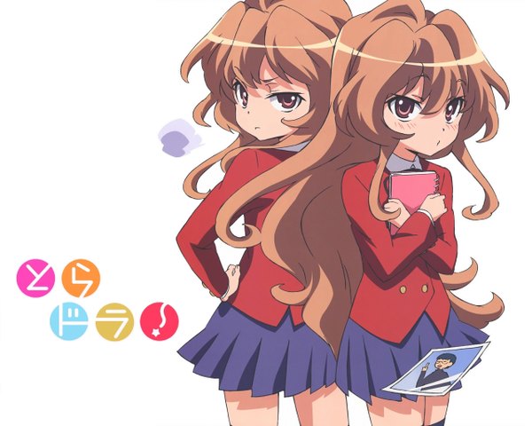 Anime picture 1280x1024 with toradora j.c. staff aisaka taiga tagme