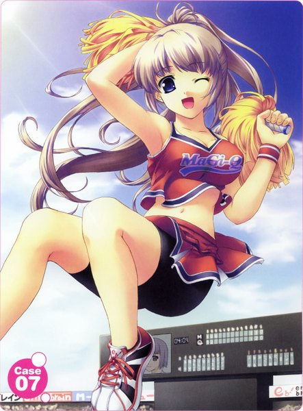Anime picture 2220x3008 with tall image highres cheerleader bike shorts magicu