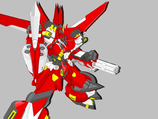 Anime picture 1024x768 with super robot wars alteisen mecha tagme