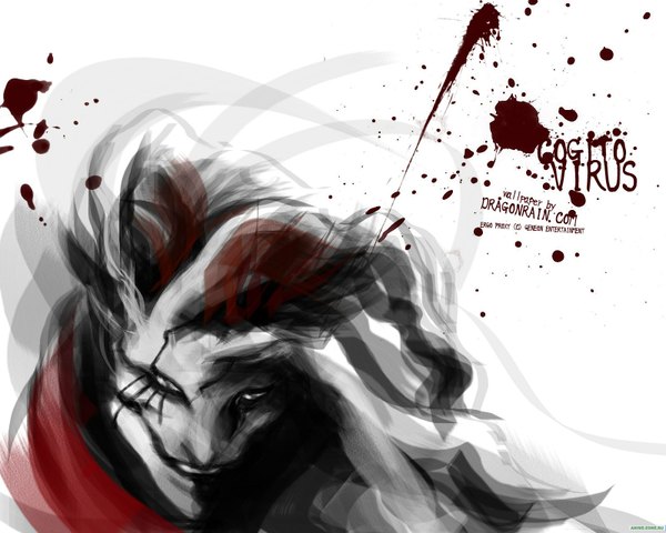 Anime picture 1600x1280 with ergo proxy vincent law boy blood mask