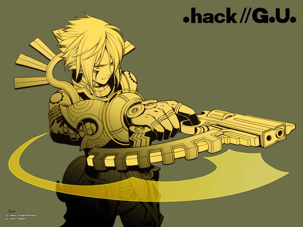 Anime picture 1600x1200 with .hack// .hack//g.u. haseo the terror of death tagme