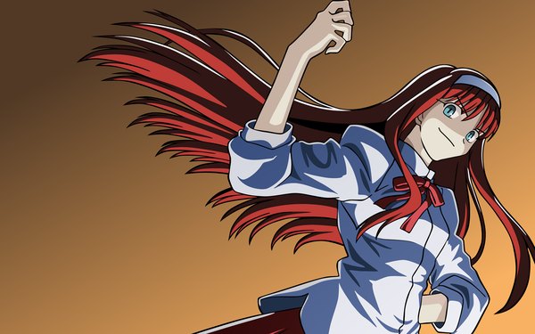 Anime picture 1680x1050 with shingetsutan tsukihime melty blood type-moon toono akiha wide image vector