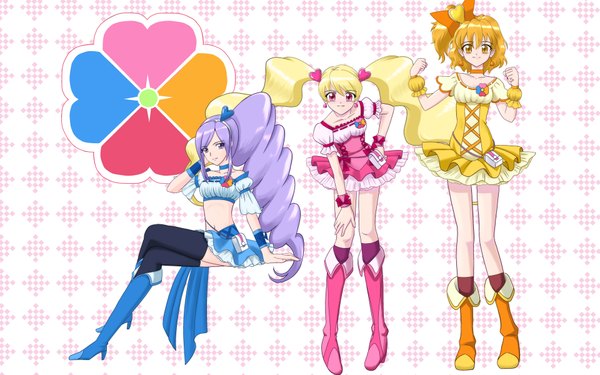 Anime picture 1920x1200 with fresh precure! blockice highres wide image