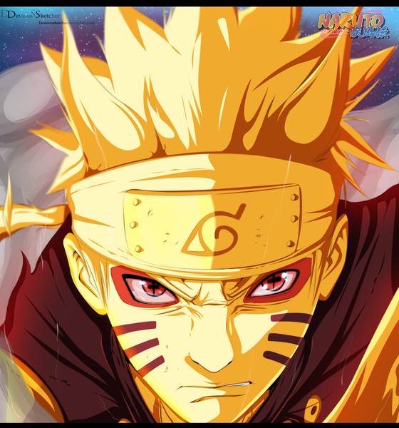 Anime picture 1560x1671 with naruto studio pierrot naruto (series) uzumaki naruto devioussketcher single tall image short hair blonde hair red eyes inscription night night sky coloring facial mark close-up face angry jinchuriki dust