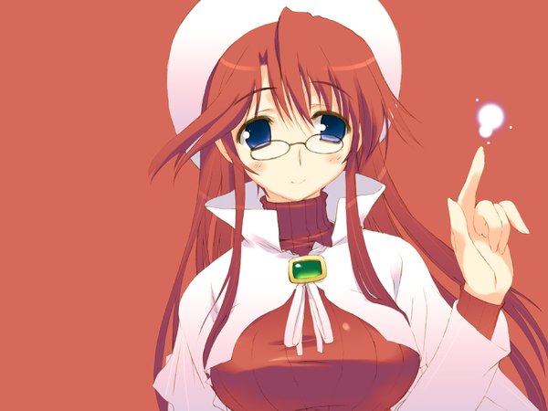 Anime picture 1600x1200 with amazuyu tatsuki glasses tagme