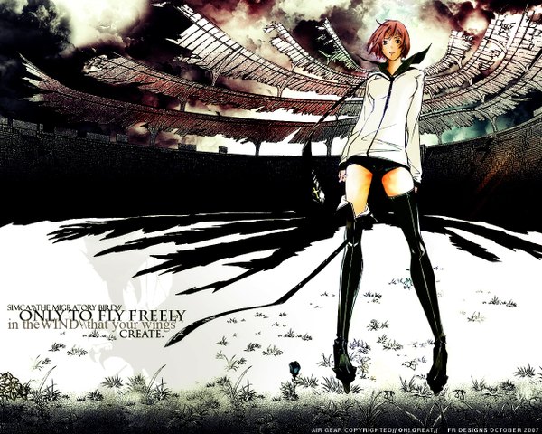 Anime picture 1280x1024 with air gear toei animation simca tagme